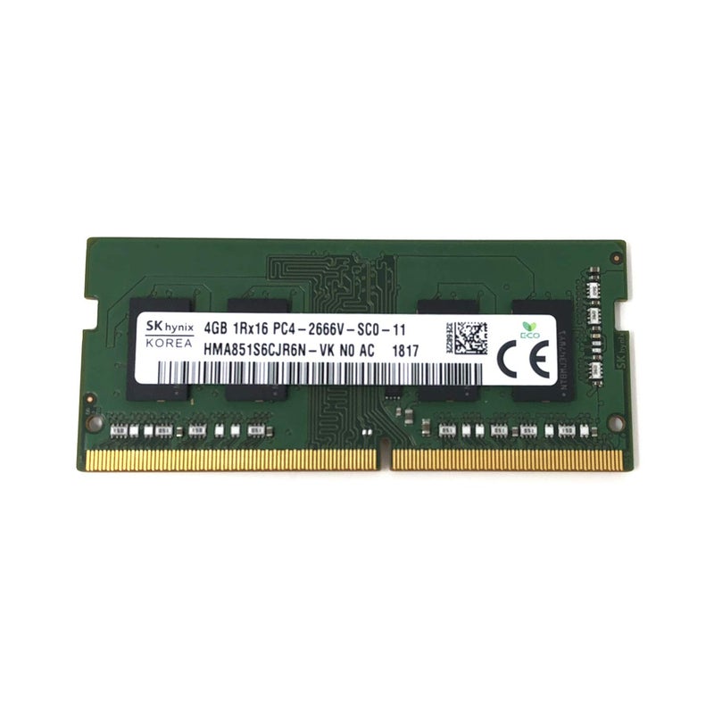 SK hynix HMA851S6CJR6N - VK Non ECC PC4-2666V 4GB DDR4 at 2666MHz 260pin SDRAM SODIMM Single Kit Laptop Memory - OEM - Image 3